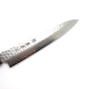 Sakai Takayuki 45 Layers Hammered Damascus Japanese Style Paring Knife