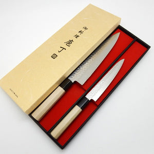 VG-10 45 Layers Hammered Damascus, NSW Knife Set/Gyuto & Paring Knife