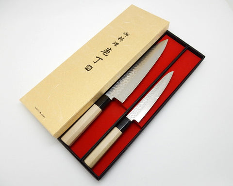 VG-10 45 Layers Hammered Damascus, NSW Knife Set/Gyuto & Paring Knife