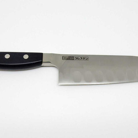 Glestain Professional Santoku / K Series Stainless Steel, Dimple Blade