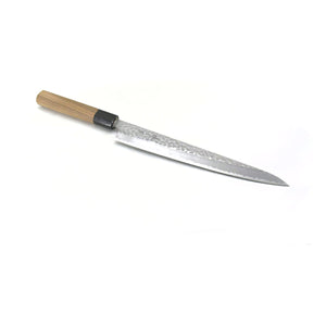 YuiSenri Aogami Super Clad Hammered Japanese Style Sujihiki 240 mm