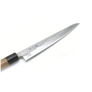 YuiSenri Aogami Super Clad Hammered Japanese Style Sujihiki 240 mm