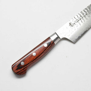 Sakai Takayuki VG-10 33 Layers Hammered Damascus Kengata Santoku/Bunka