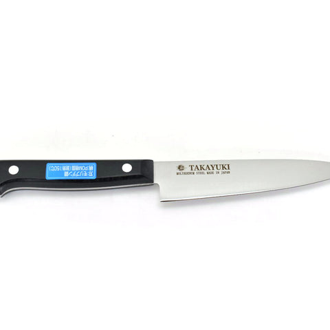 Sakai Takayuki Molybdenum Stainless Paring antibacterial PC Black