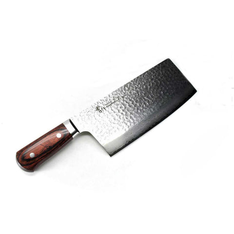Sakai Takayuki VG-10 33 Layers Hammered Damascus Cleaver 195 mm