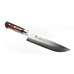 Sakai Takayuki VG-10 33 Layers Hammered Damascus Butcher Knife 210 mm