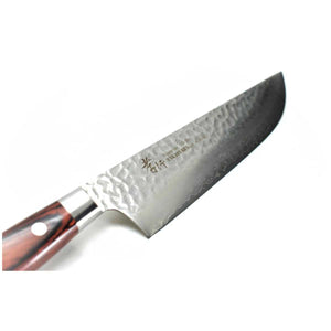 Sakai Takayuki VG-10 33 Layers Hammered Damascus Butcher Knife 210 mm