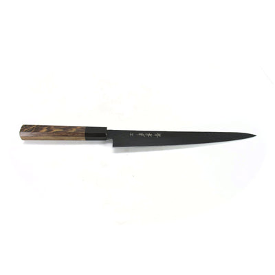 KUROKAGE VG-10 Hammered Sujihiki 240 mm Black Octagonal Wenge Handle