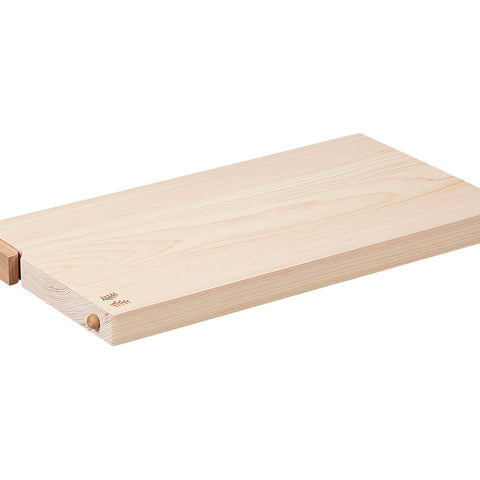 SHIMANTO HINOKI Cypress Cutting Board with Stand